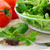 Baby greens and tomatoes stock photo © elenaphoto
