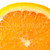 Orangenscheibe · Wasser · Luft · Blasen · weiß · orange - stock foto © elenaphoto