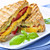 gratar · brânză · sandwich · tomate · placă · alimente - imagine de stoc © elenaphoto