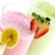 fruits · blanche · verre · santé · verres - photo stock © elenaphoto