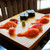 sushis · dîner · japonais · restaurant · alimentaire · bois - photo stock © elenaphoto