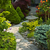 jardín · camino · piedra · paisajismo · naturales · casa - foto stock © elenaphoto
