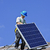 zonnepaneel · installatie · man · alternatief · energie - stockfoto © elenaphoto