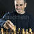 hombre · jugando · ajedrez · movimiento · ganar - foto stock © elenaphoto