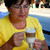 rijpe · vrouw · koffie · outdoor · cafe · business - stockfoto © elenaphoto