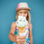Ice cream cone held by young girl stock photo © ElinaManninen