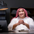 The arab businessman working late in office stock photo © Elnur