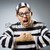 Funny convict isolated on the white stock photo © Elnur