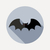 Flat design bat icon with long shadow stock photo © Elsyann