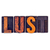 Lust Concept Isolated Letterpress Type stock photo © enterlinedesign