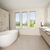 luxus · fürdőszoba · iker · tájkép · ablak · hotel - stock fotó © epstock