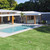 luxuriöse · Herrenhaus · modernen · Hinterhof · Schwimmbad - stock foto © epstock