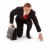 ビジネスマン · 準備 · スーツケース · 孤立した · 白 · ビジネス - ストックフォト © erierika