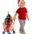 Little boy pulling shopping cart with Xmas tree stock photo © erierika
