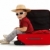 wenig · Junge · tragen · Strohhut · Sitzung · Koffer - stock foto © erierika