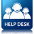 Help desk (customer care team) glossy blue reflected square butt stock photo © faysalfarhan