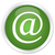 Email address icon green button stock photo © faysalfarhan