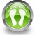 voetafdruk · glanzend · icon · groene · man · medische - stockfoto © faysalfarhan
