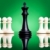 black king in front of white pawns stock photo © feedough