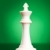 white king on green background stock photo © feedough