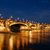 Margaret bridge at dusk in Budapest  stock photo © Fesus