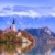 湖 · 斯洛文尼亞 · 歐洲 · 島 · 城堡 · 山 - 商業照片 © Fesus
