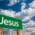 Jesus Green Road Sign stock photo © feverpitch