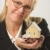 Woman Holding House stock photo © feverpitch
