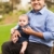 Handsome Hispanic Father and Son Posing for A Portrait stock photo © feverpitch