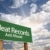 Heat Records Green Road Sign stock photo © feverpitch