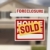 Sold Foreclosure Home For Sale Sign and House stock photo © feverpitch