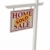 Sold For Sale Real Estate Sign on White with Clipping stock photo © feverpitch