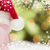 Pink Piggy Bank with Santa Hat on Snowflakes stock photo © feverpitch