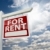 Right Facing For Rent Real Estate Sign Over Sunny Sky stock photo © feverpitch