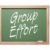 Group Effort Green Chalk Board Series stock photo © feverpitch