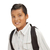 Happy Young Hispanic Boy Ready for School on White stock photo © feverpitch