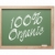 100 · オーガニック · 緑 · チョーク · ボード · 白 - ストックフォト © feverpitch