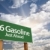 $6 Gasoline Green Road Sign and Clouds stock photo © feverpitch