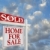 verkauft · home · Verkauf · Zeichen · dramatischen · Wolken - stock foto © feverpitch