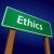 Ethics Green Road Sign Illustration stock photo © feverpitch