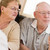 Doctor or Nurse Explaining Prescription Medicine to Senior Coupl stock photo © feverpitch