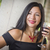 Attractive Hispanic Woman Portrait Outside Enjoying Wine stock photo © feverpitch