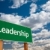 Leadership Green Road Sign stock photo © feverpitch