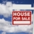 acasă · vânzare · semna · nori · Imobiliare · albastru - imagine de stoc © feverpitch