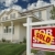 Sold Home For Sale Real Estate Sign & New House stock photo © feverpitch