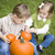 Cute Young Brother and Sister At the Pumpkin Patch stock photo © feverpitch