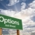 Options Green Road Sign Against Clouds stock photo © feverpitch