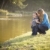 Happy Mother and Baby Son Looking Out At Lake stock photo © feverpitch