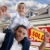 Hispanic Father and Son with Sold Real Estate Sign stock photo © feverpitch