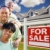 African American Family with For Sale Sign and House stock photo © feverpitch
